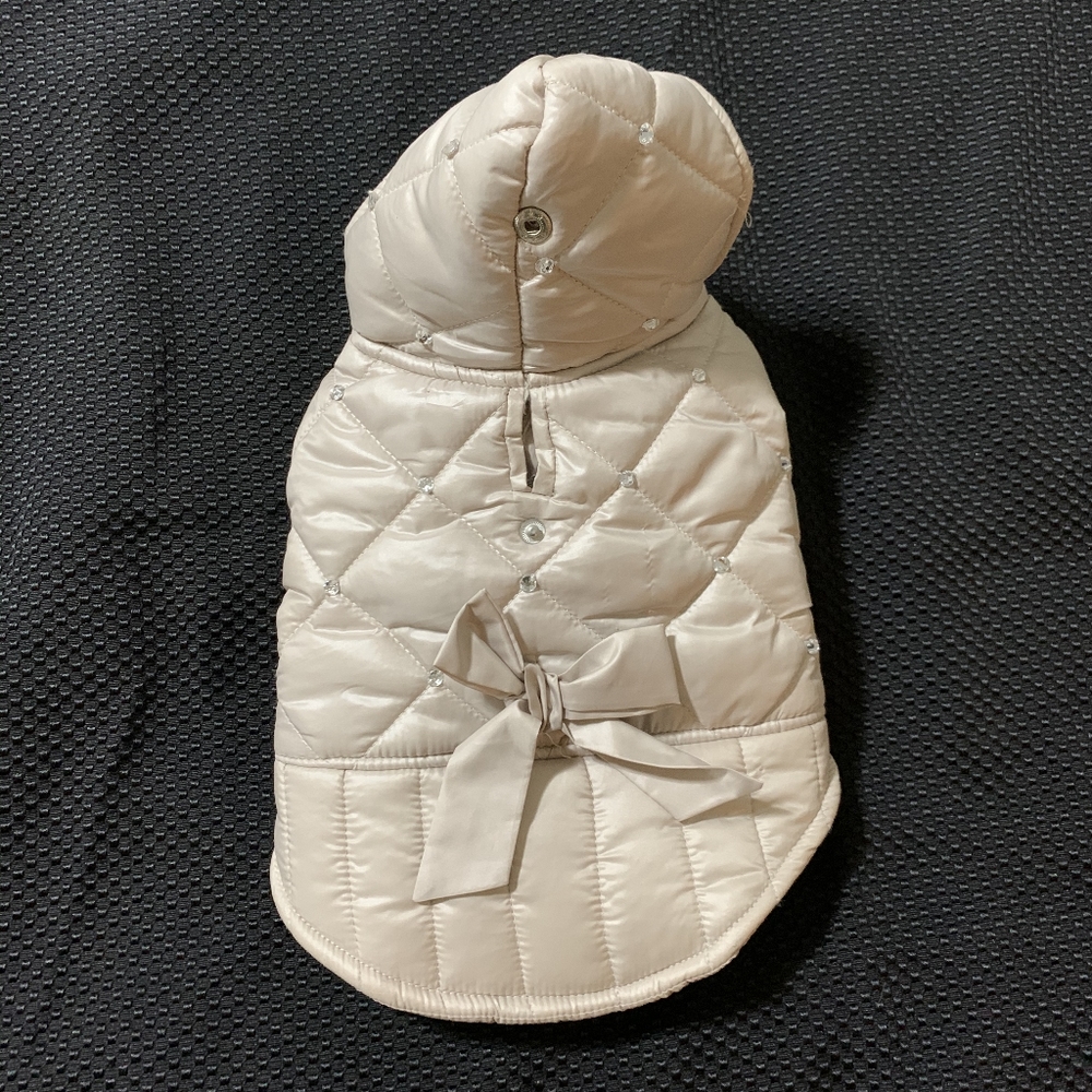 Silver Puffy Winter Coat